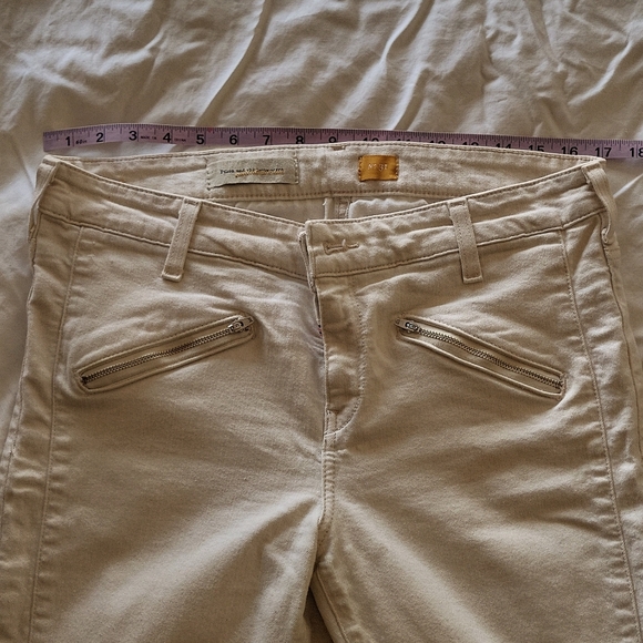 VINTAGE Anthropologie Pilcro & The Letterpress Moto Jeans sz 31 - Picture 7 of 14